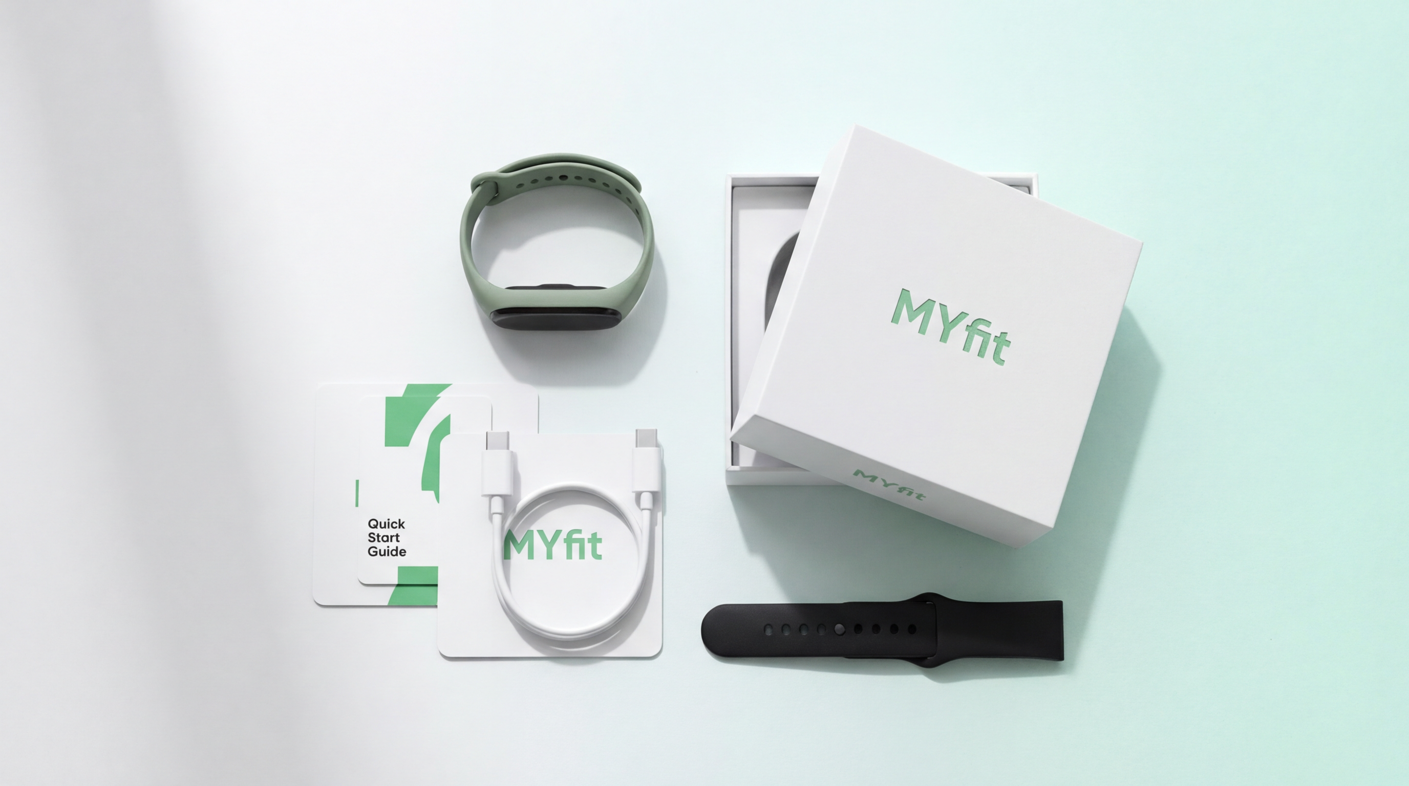 MYfit Band contenido de la caja